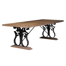 Load image into Gallery viewer, Kennedy Iron Leg Table – 2 Size Options