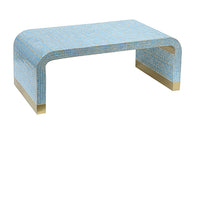 Load image into Gallery viewer, Azure Mother of Pearl Table