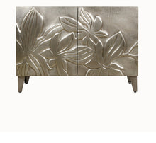 Load image into Gallery viewer, Silver Floral Cabinet