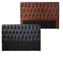 Load image into Gallery viewer, Hawker Chesterfield Leather Bedhead – 2 Colour Options