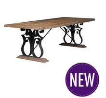 Load image into Gallery viewer, Kennedy Iron Leg Table – 2 Size Options