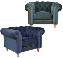 Load image into Gallery viewer, Panama Velvet Armchair – 2 Colour Options