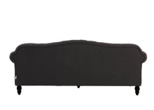 Load image into Gallery viewer, Austin Dark Grey/Black Buttoned Sofa – 2 or 3 Seater – BUY2+ SAVE