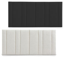 Load image into Gallery viewer, Audrey Panelled Bedhead – Black or White