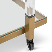 Load image into Gallery viewer, Lasso Glass Bar Cart