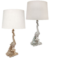 Load image into Gallery viewer, Bird Table Lamp – Gold or Silver