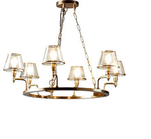 Load image into Gallery viewer, Busby Glass Chandelier – 2 Finish Options