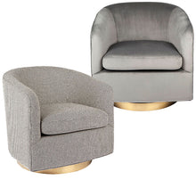 Load image into Gallery viewer, Carmen Swivel Chair – 2 Colour Options