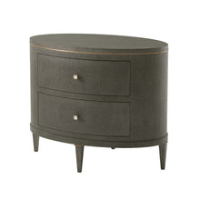 Load image into Gallery viewer, Theodore Alexander Eli Oval Nightstand – 2 Colour Options – DARKER COLOUR SOLD OUT
