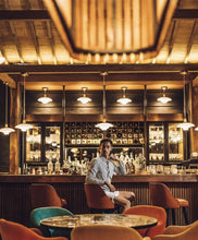 Load image into Gallery viewer, Leather Cocktail Stool – 2 Colour Options