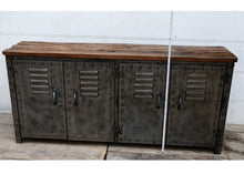 Load image into Gallery viewer, William Metal Locker with Timber Top
