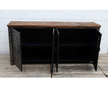 Load image into Gallery viewer, William Metal Locker with Timber Top