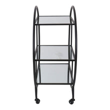 Load image into Gallery viewer, Mirrored Shelf Bar Trolley – 2 Colour Options