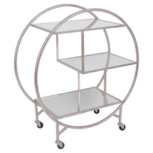 Load image into Gallery viewer, Mirrored Shelf Bar Trolley – 2 Colour Options