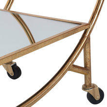 Load image into Gallery viewer, Mirrored Shelf Bar Trolley – 2 Colour Options