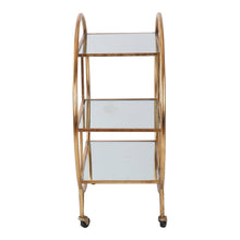 Load image into Gallery viewer, Mirrored Shelf Bar Trolley – 2 Colour Options