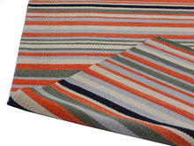 Load image into Gallery viewer, Bright Stripe Wool Rug