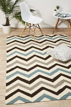 Load image into Gallery viewer, Triple Chevron Wool Kilim