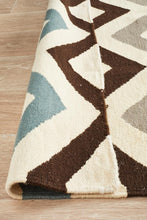 Load image into Gallery viewer, Triple Chevron Wool Kilim