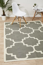 Load image into Gallery viewer, Grey Hand Knotted Wool Kilim