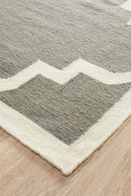 Load image into Gallery viewer, Grey Hand Knotted Wool Kilim