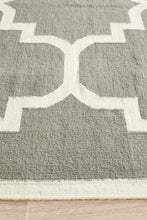 Load image into Gallery viewer, Grey Hand Knotted Wool Kilim