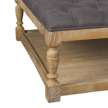 Load image into Gallery viewer, Oak Tufted Coffee Table