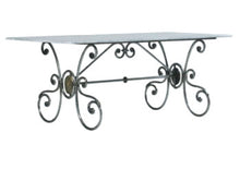 Load image into Gallery viewer, Medallion Table 6/8 Base (Marble/Glass/Cement top)