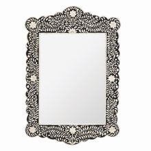 Load image into Gallery viewer, Scalloped Bone Inlay Mirror