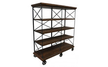 Load image into Gallery viewer, Rustic Double Bookcase