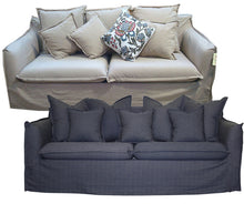 Load image into Gallery viewer, Slip Cover Hamptons Sofa – 2 Seater