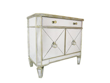 Load image into Gallery viewer, Antique Mirrored 2 Door Cabinet