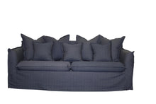 Load image into Gallery viewer, Slip Cover Hamptons Sofa – 2 Seater