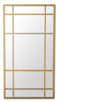 Load image into Gallery viewer, Hamilton 15 Pane Gold Mirror – Large