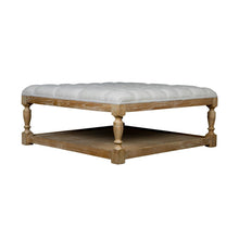 Load image into Gallery viewer, Oak Tufted Coffee Table