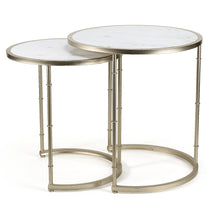 Load image into Gallery viewer, Marble Top Set of Tables