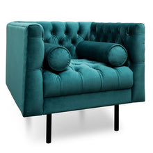 Load image into Gallery viewer, Portugal Armchair – Electric Blue