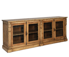 Load image into Gallery viewer, Rustic Wire Door Buffet