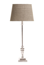 Load image into Gallery viewer, Martinique Table Lamp - Antique Silver or Nickel – BUY2+ SAVE