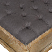 Load image into Gallery viewer, Oak Tufted Coffee Table
