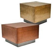 Load image into Gallery viewer, Square Plated Table – 2 Size Options