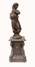 Load image into Gallery viewer, Set of Large Cast Iron Statues
