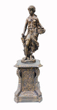 Load image into Gallery viewer, Set of Large Cast Iron Statues