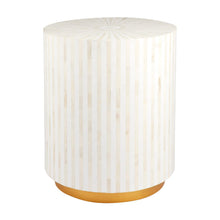 Load image into Gallery viewer, Streeton Bone Inlay Side Table – 2 Colour Options
