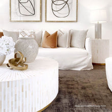 Load image into Gallery viewer, Streeton Bone Inlay Side Table – 2 Colour Options