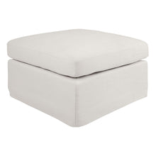 Load image into Gallery viewer, Reynaldo Slip Cover Ottoman – 4 Colour Options