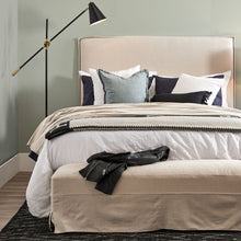 Load image into Gallery viewer, Brandon Slip Cover Bedhead wth Valance – 3 Colour Options