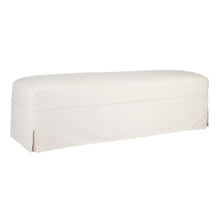 Load image into Gallery viewer, Brandon Slip Cover Ottoman – 3 Colour Options