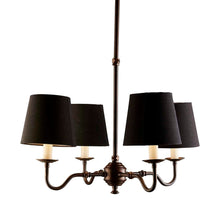 Load image into Gallery viewer, Minton Chandelier - Silver or Bronze