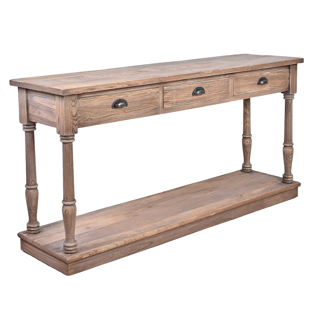 Venice 3 Drawer Hall Table